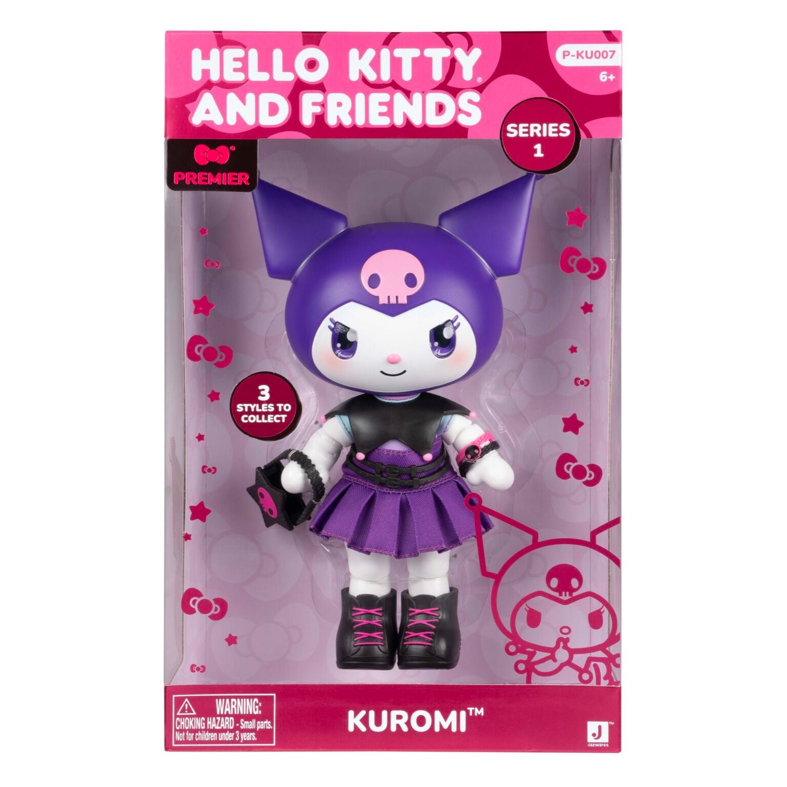 Hello Kitty and Friends Premier 8-Inch Classic Kuromi Articulated Figure - Image 5