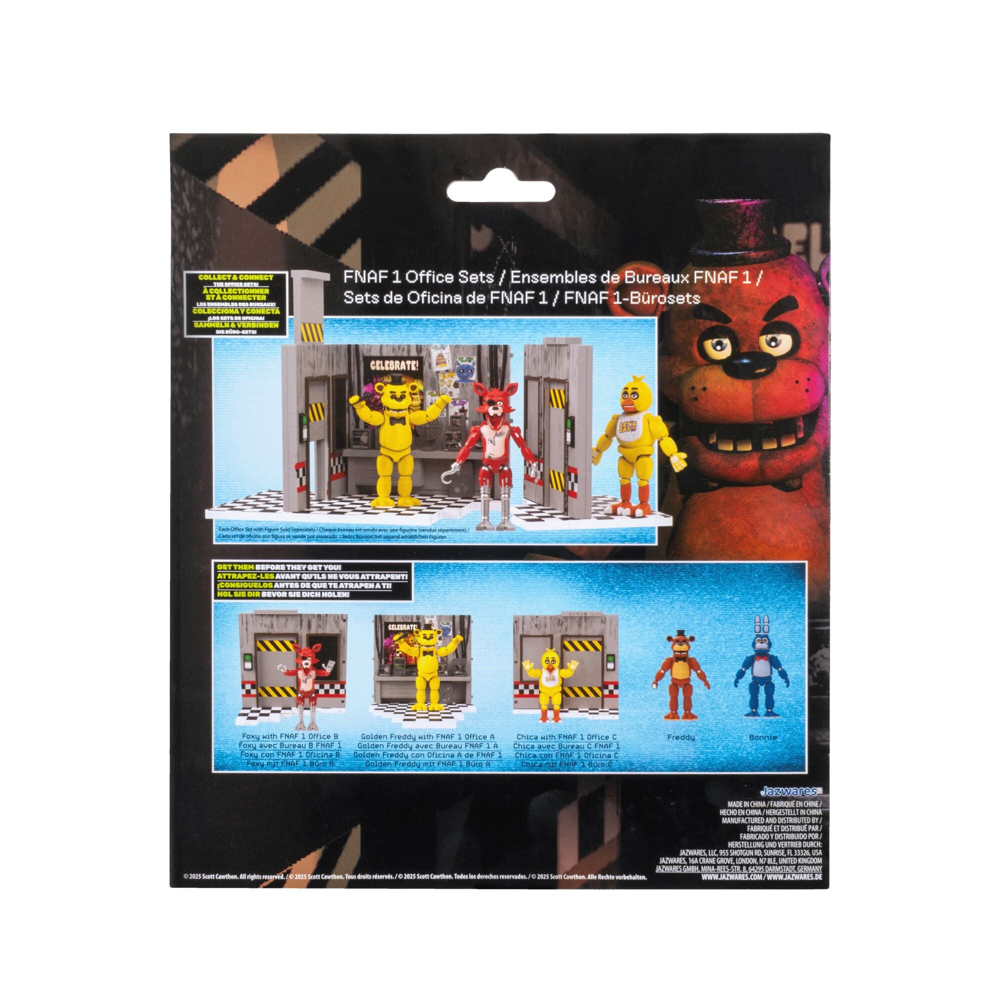 Five Nights at Freddy's Golden Freddy Office Set - 5-Inch Articulated Figure - Image 9