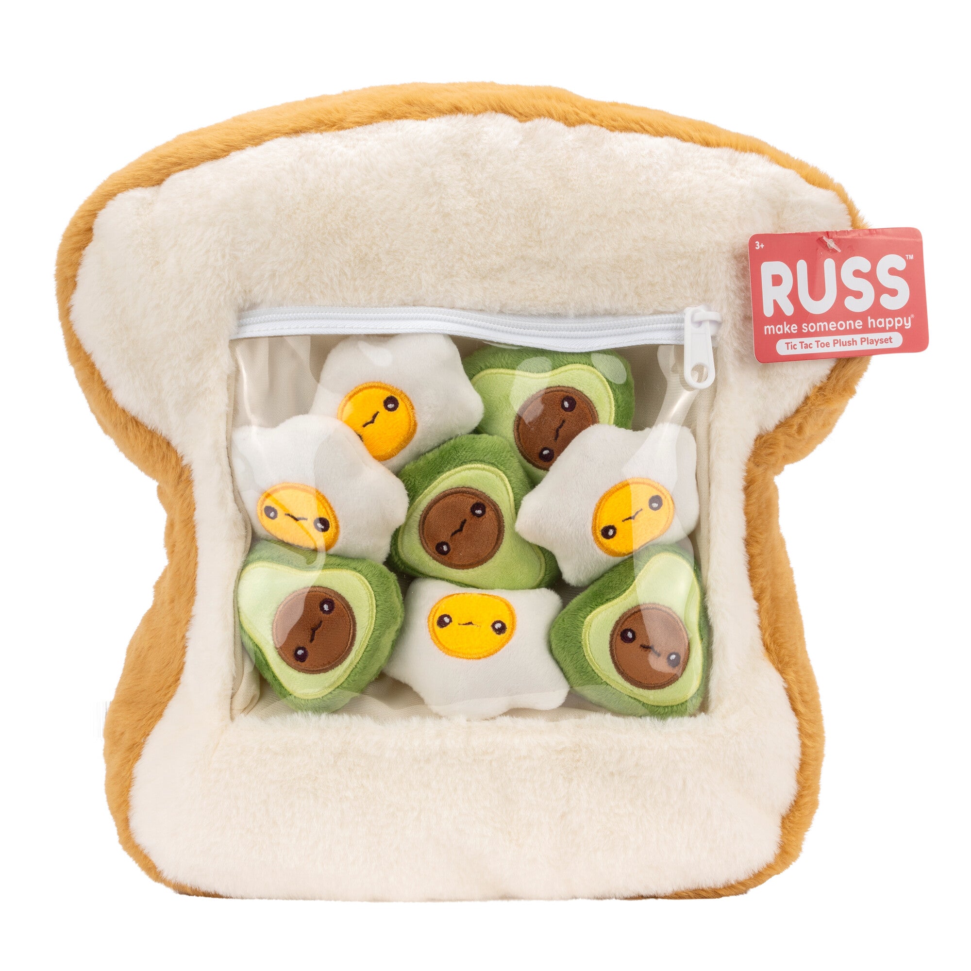 Russ Breakfast Toast Tic Tac Toe Plush Playset - Image 2