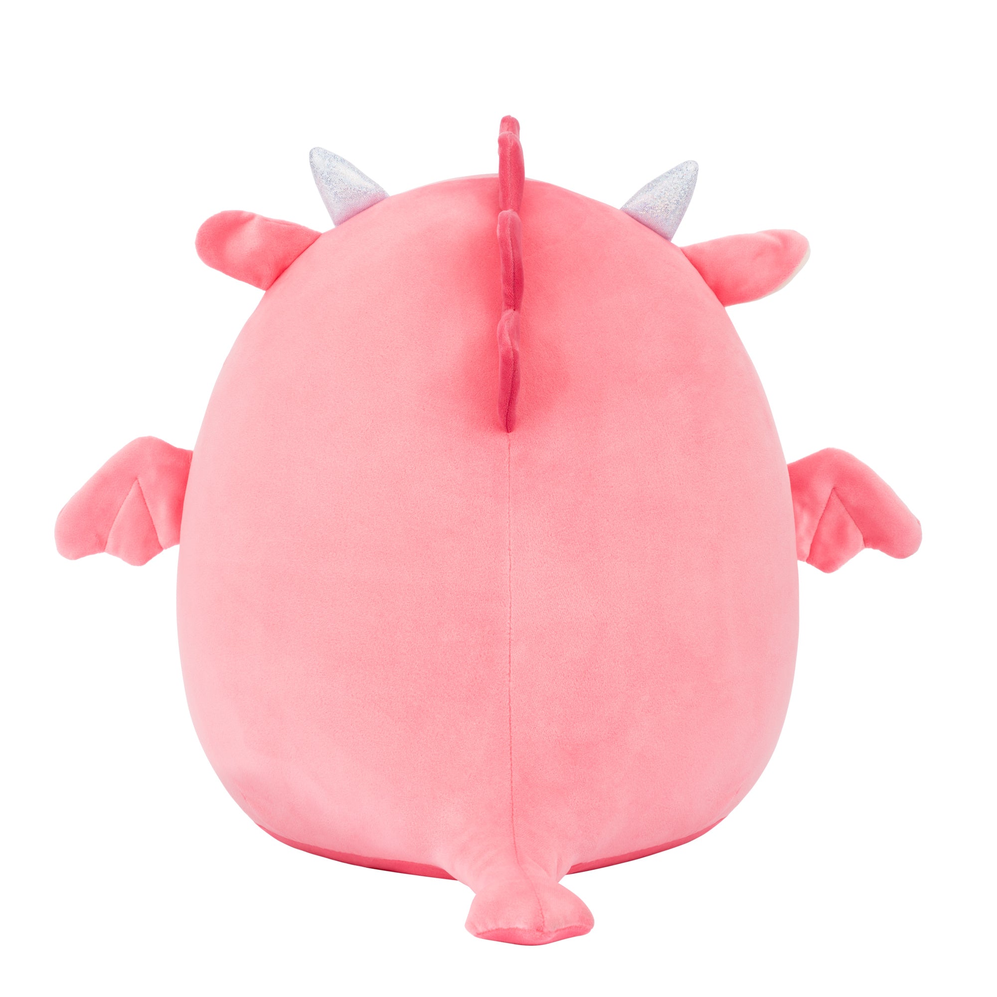 14-Inch Aegi the Pink Dragon with Sakura Print Belly - Image 4