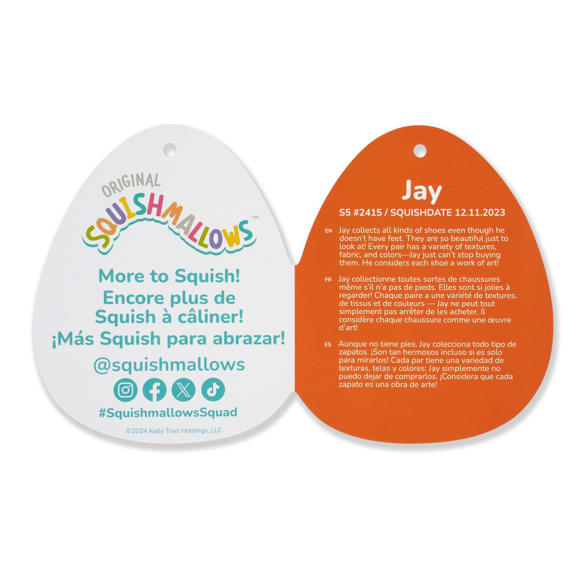 5-Inch Jay the Orange Frosted Donut with Purple Drizzle - Image 6