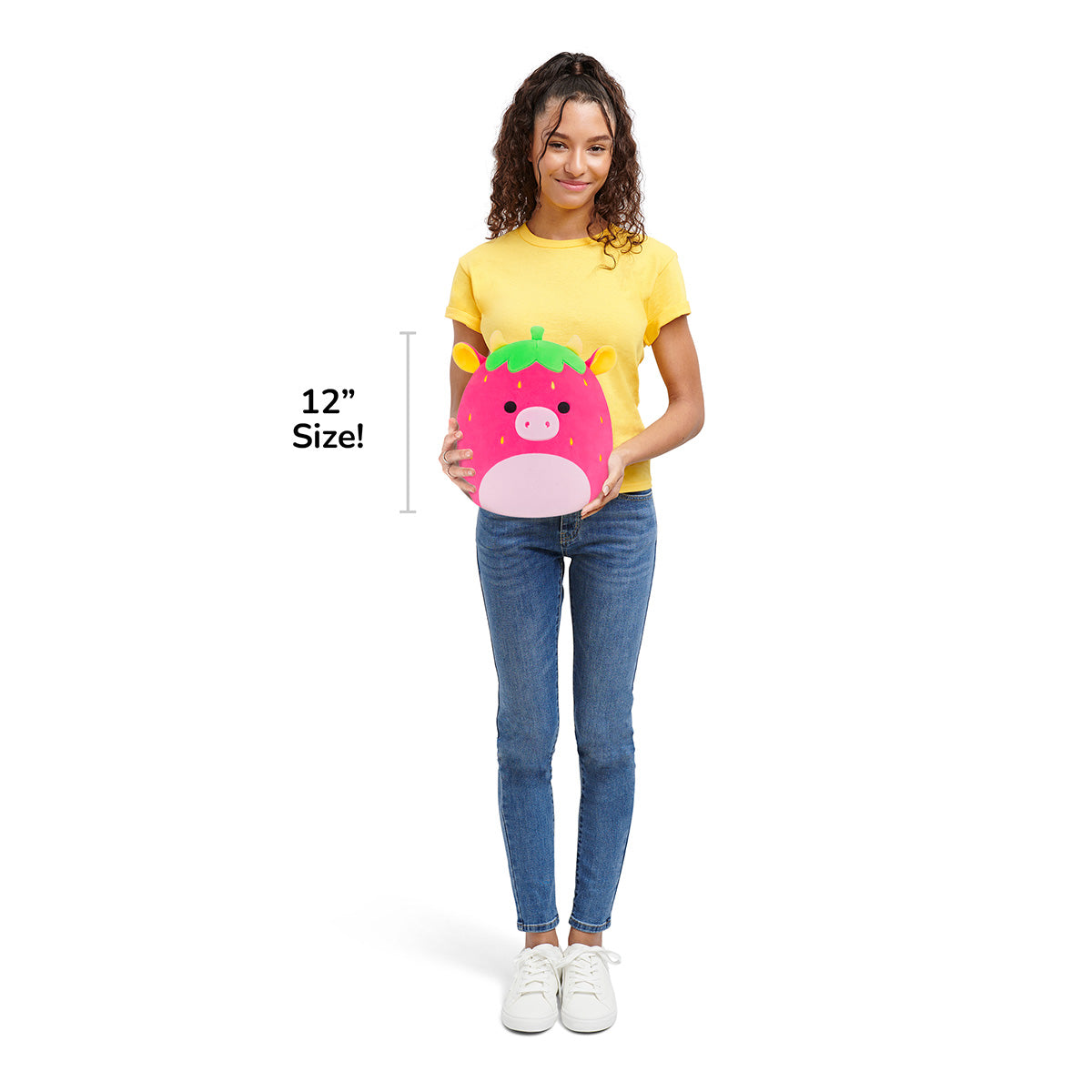 12-Inch Cleary the Hot Pink Strawberry Cow - Image 7