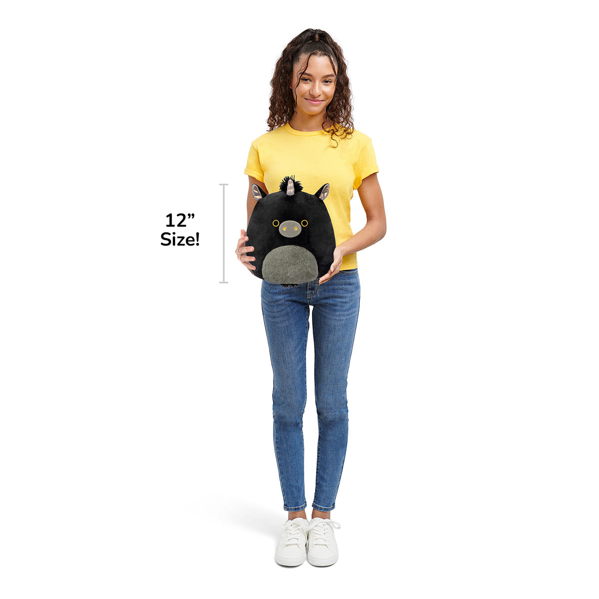 12-Inch Nicolita the Black and Gold Unicorn - Image 7